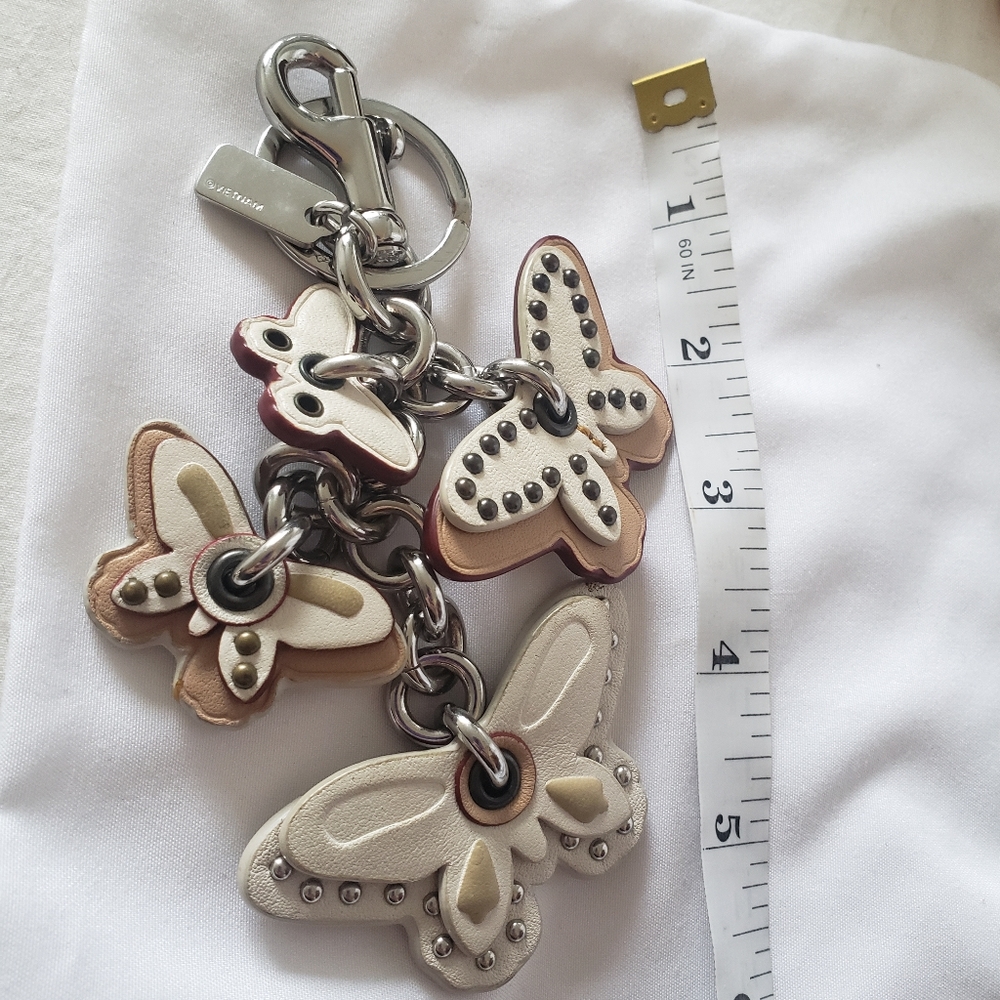 Coach butterfly keychain/Bagcharm